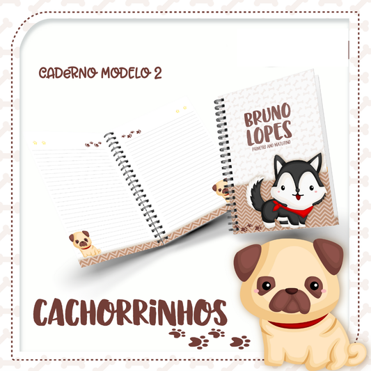 Caderno Cachorrinhos