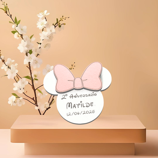 Íman Minnie com Mensagem Personalizada