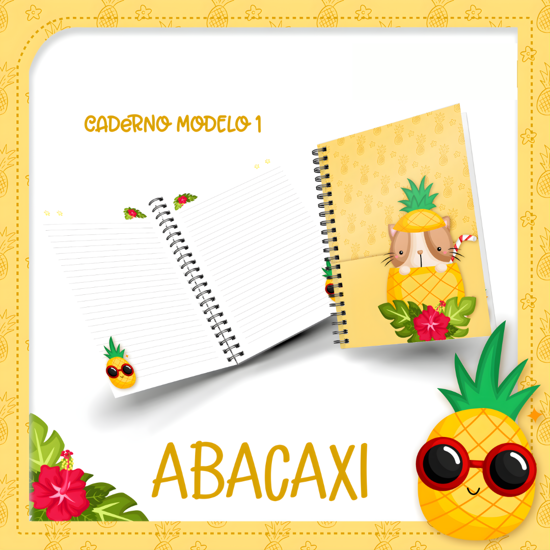 Caderno Abacaxi