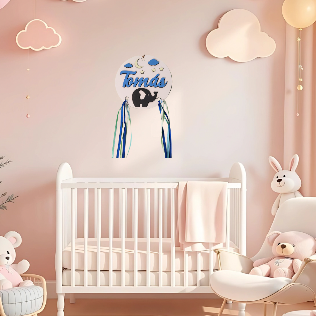 Caça-Sonhos Elefante com Nome