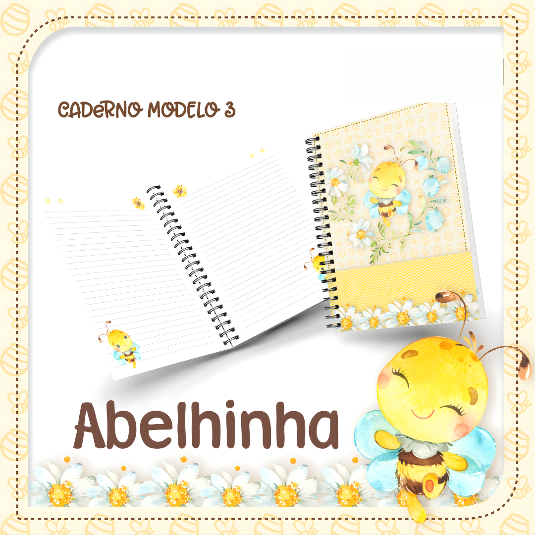 Caderno Abelhinha