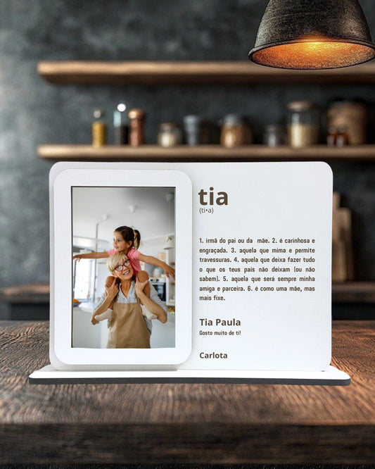 Moldura com definição Tia/Tio/Tios