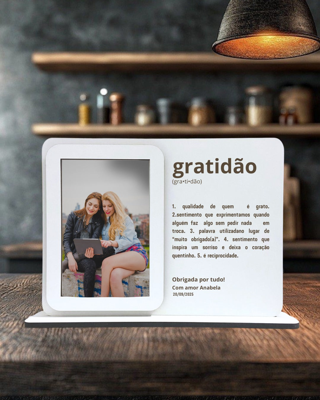 Moldura com definição Gratidão