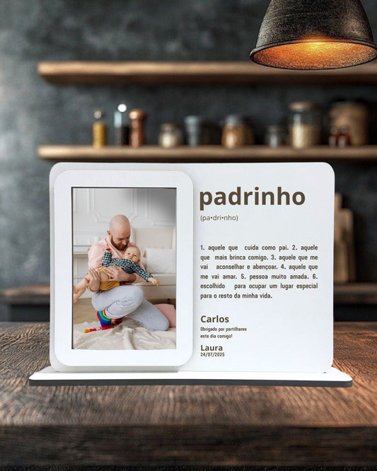 Moldura com definição Padrinho / Madrinha / Padrinhos