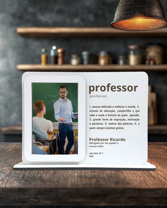 Moldura com definição Professor / Professora
