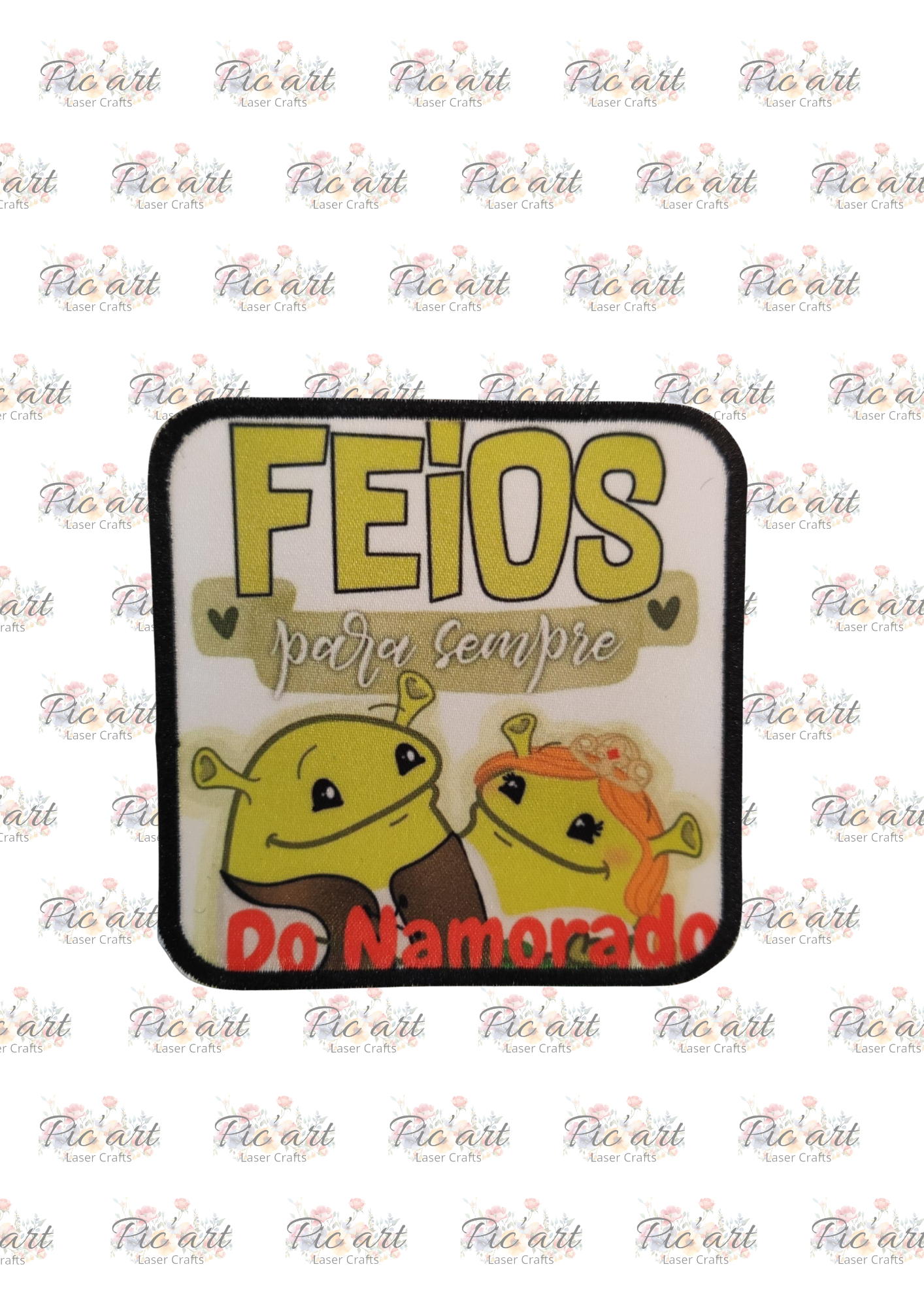Emblema "Shrek e Fiona"