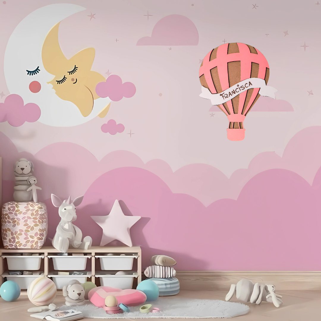 Balão de Ar Quente com Nome