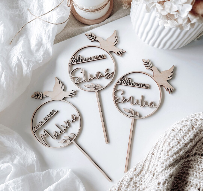 Topo de Bolo Batismo