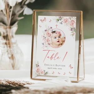 Marcadores de Mesa Batismo