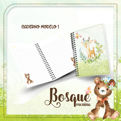 Caderno Bosque Menina