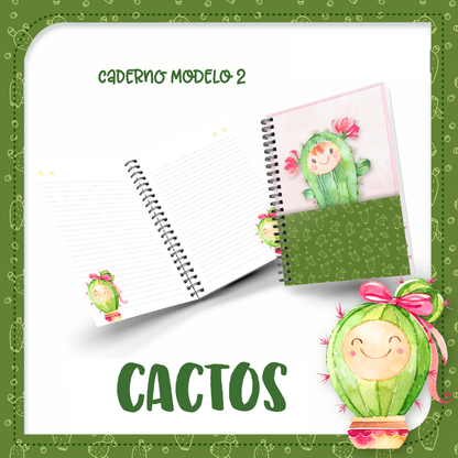Caderno Cactos