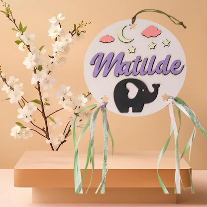 Caça-Sonhos Elefante com Nome