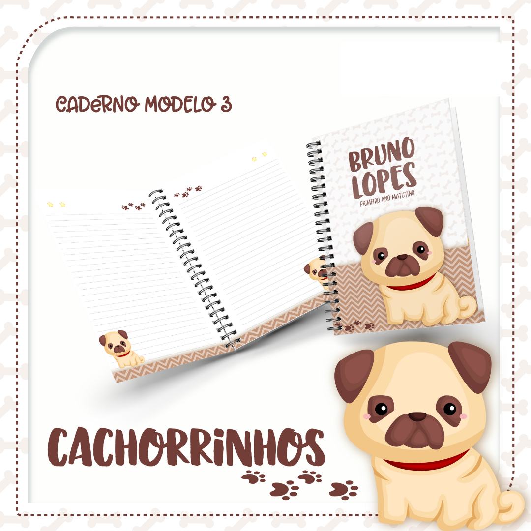 Caderno Cachorrinhos
