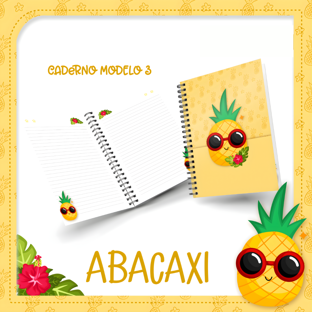 Caderno Abacaxi
