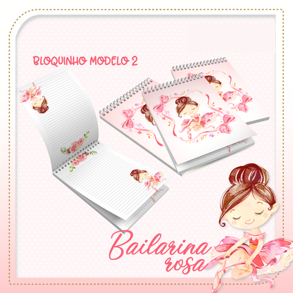 Bloco Bailarina Rosa
