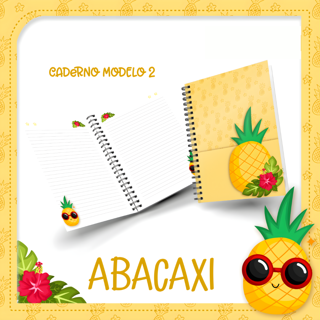 Caderno Abacaxi