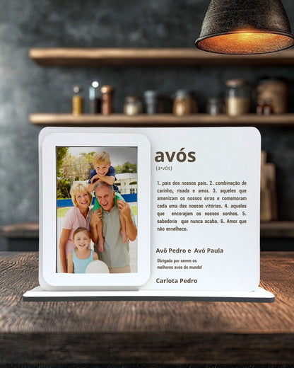 Moldura com definição Avó/Avô/Avós