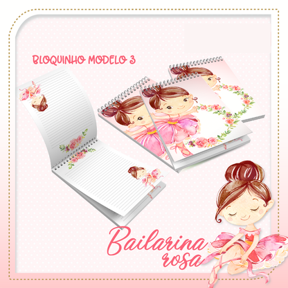 Bloco Bailarina Rosa