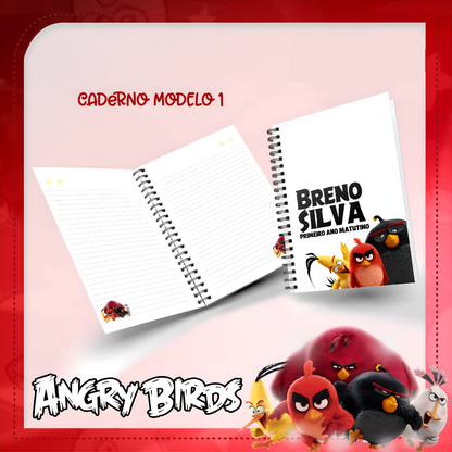 Caderno Angry Birds