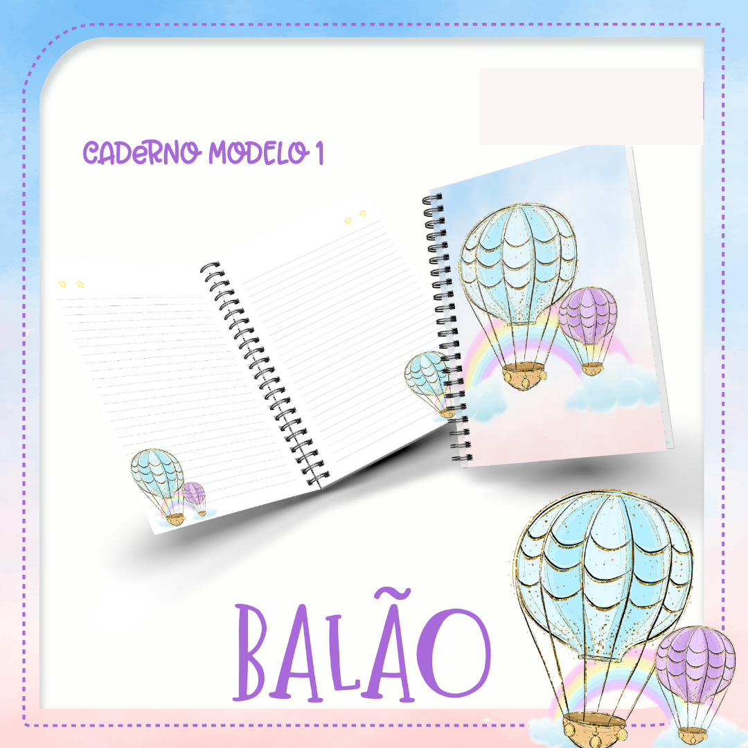 Caderno Balão