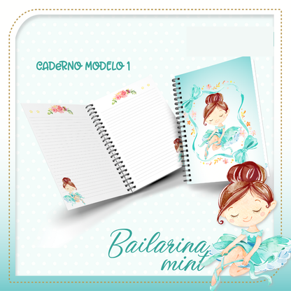 Caderno Bailarina Mint