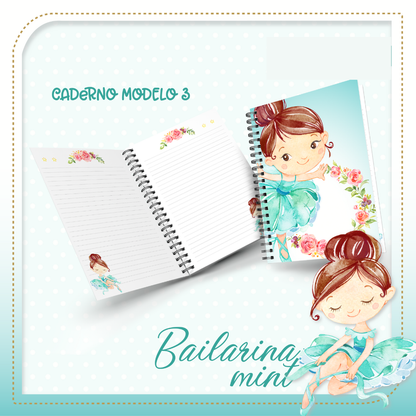 Caderno Bailarina Mint
