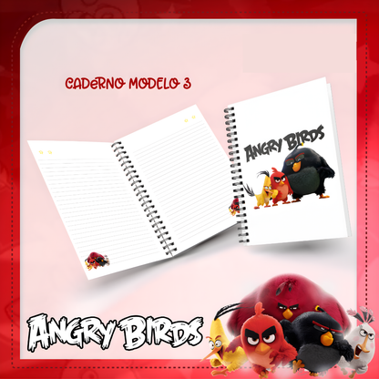 Caderno Angry Birds