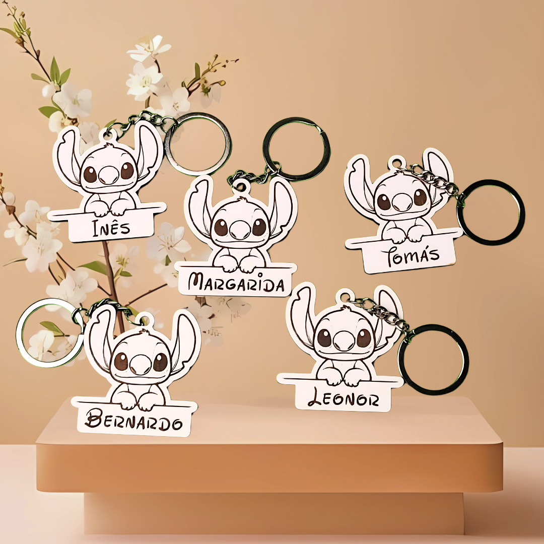 Porta-Chaves Stitch Personalizado