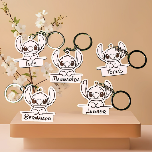 Porta-Chaves Stitch Personalizado