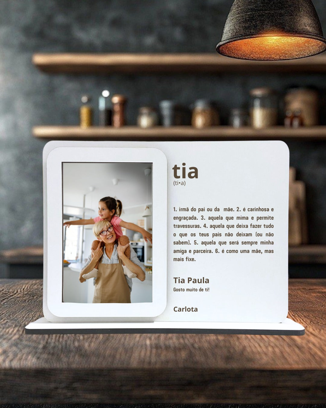 Moldura com definição Tia/Tio/Tios