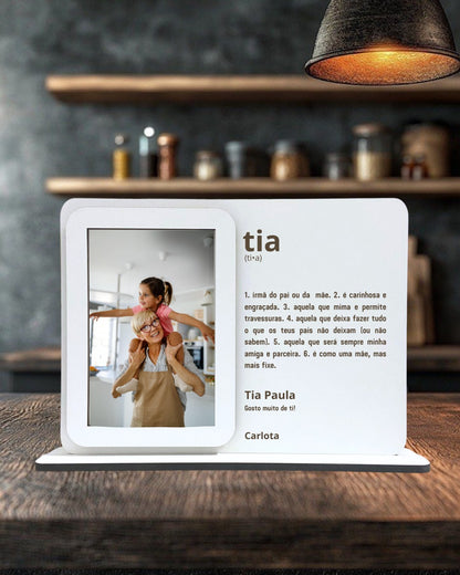 Moldura com definição Tia/Tio/Tios