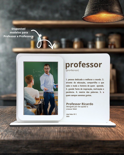 Moldura com definição Professor / Professora
