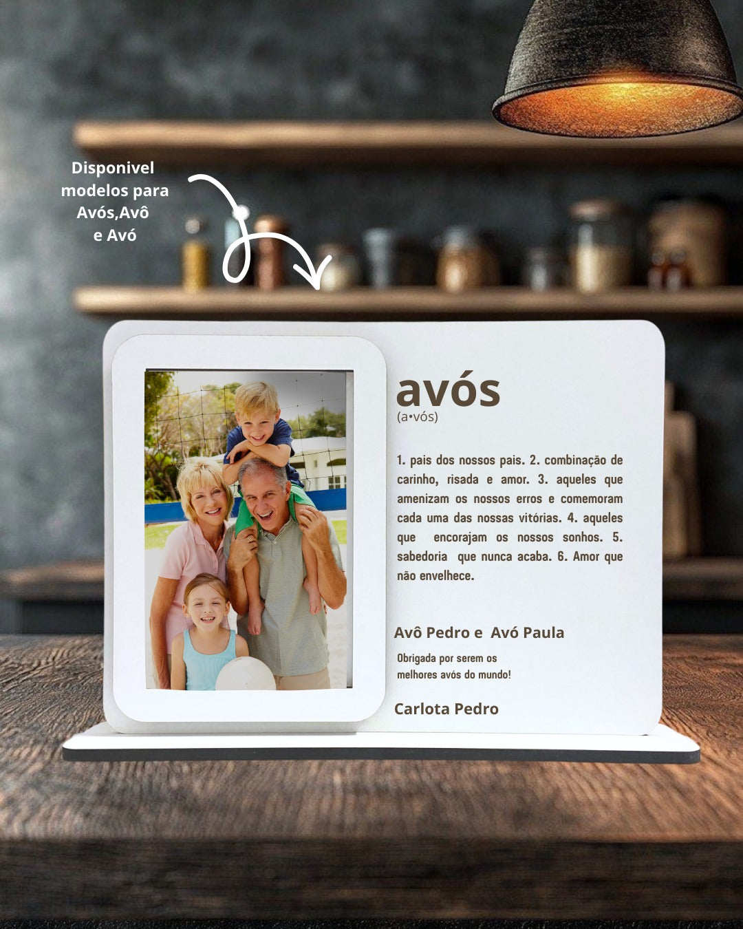 Moldura com definição Avó/Avô/Avós