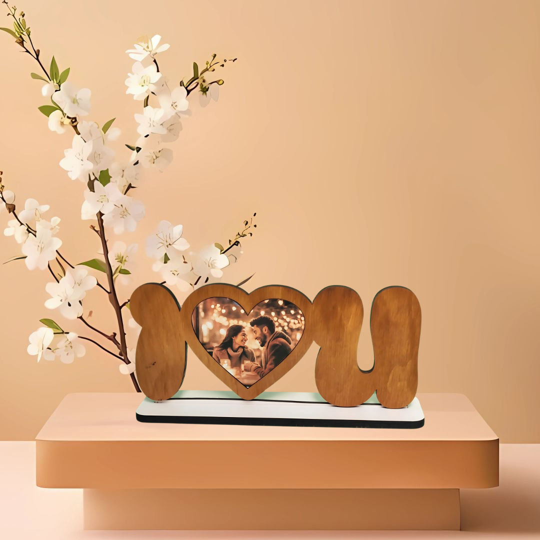 Porta-Retratos “I ❤️ U”