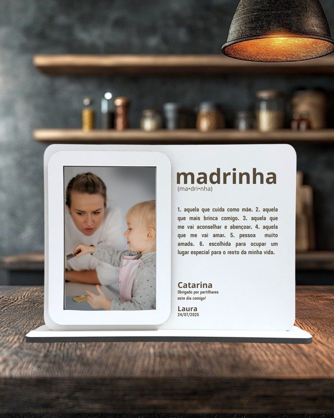Moldura com definição Padrinho / Madrinha / Padrinhos