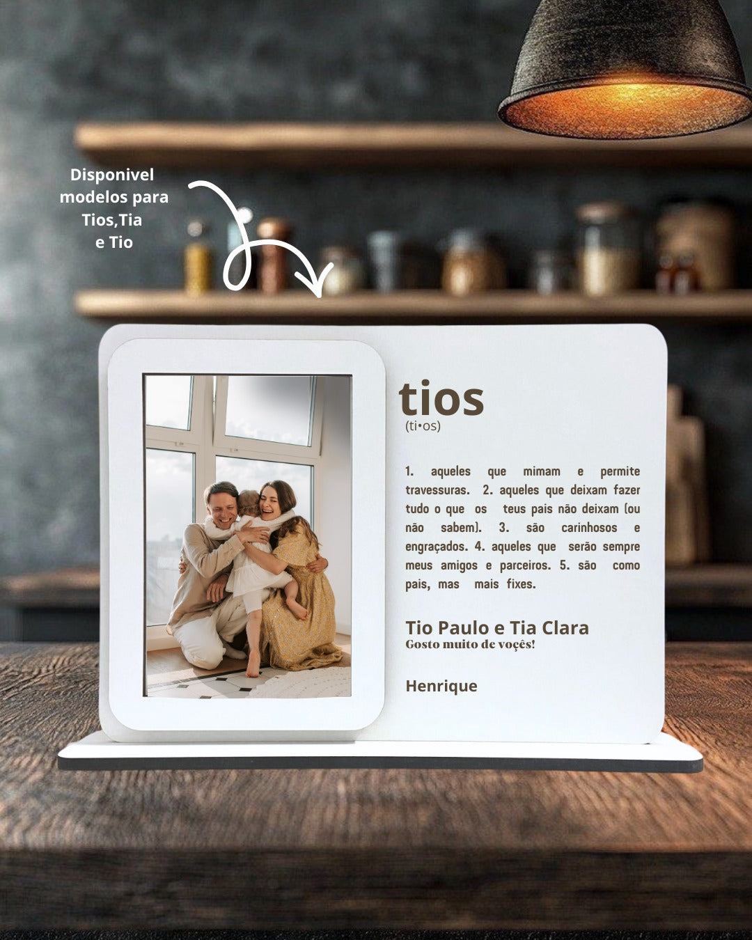 Moldura com definição Tia/Tio/Tios