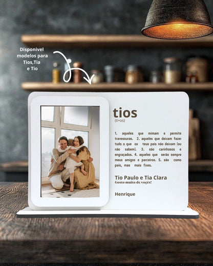 Moldura com definição Tia/Tio/Tios