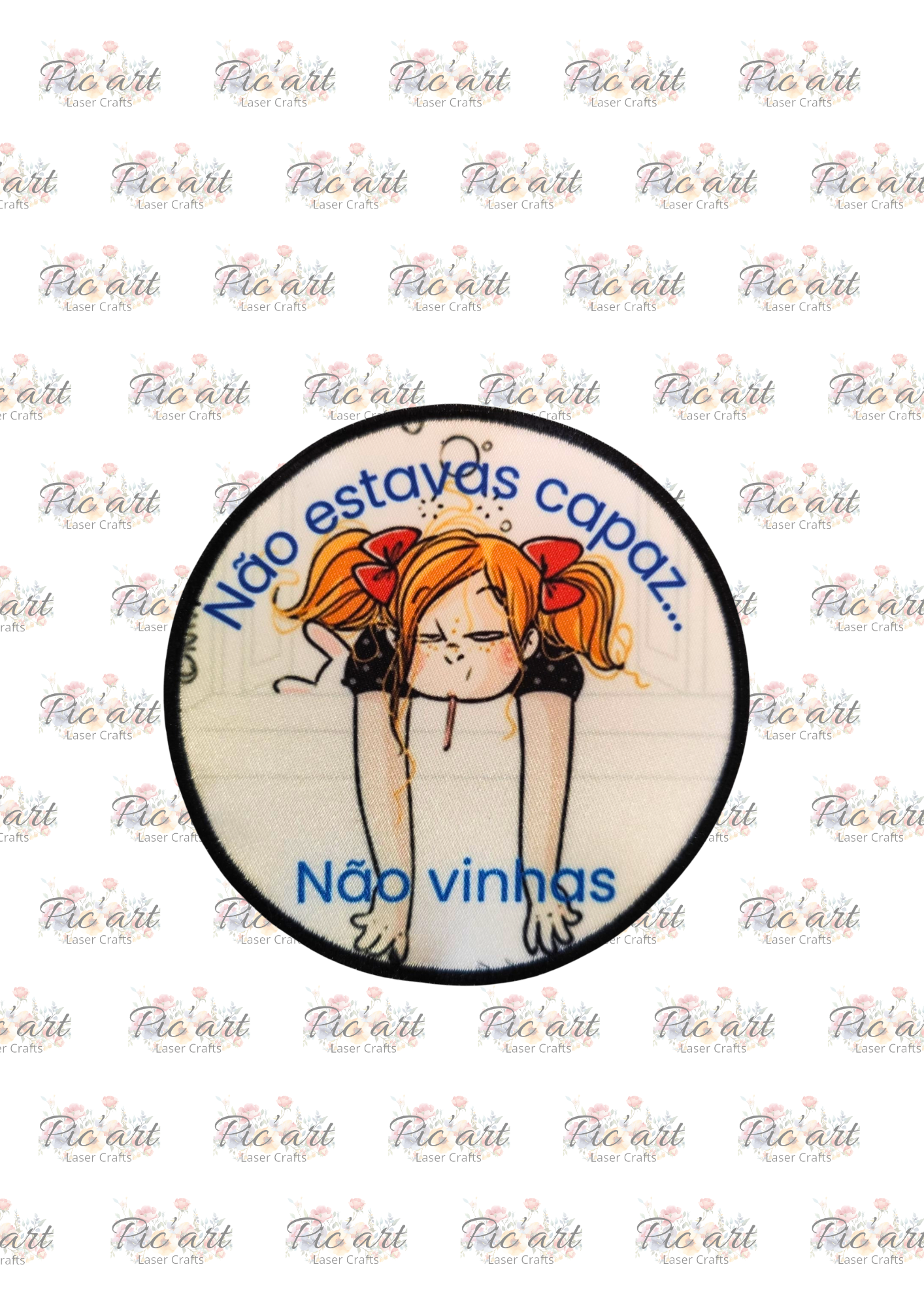 Emblema "Não estavas Capaz..."