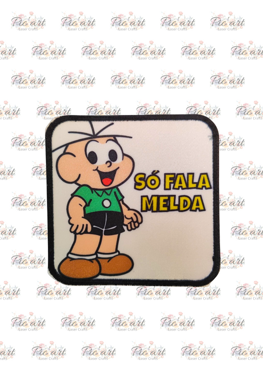 Emblema "Só fala Melda"