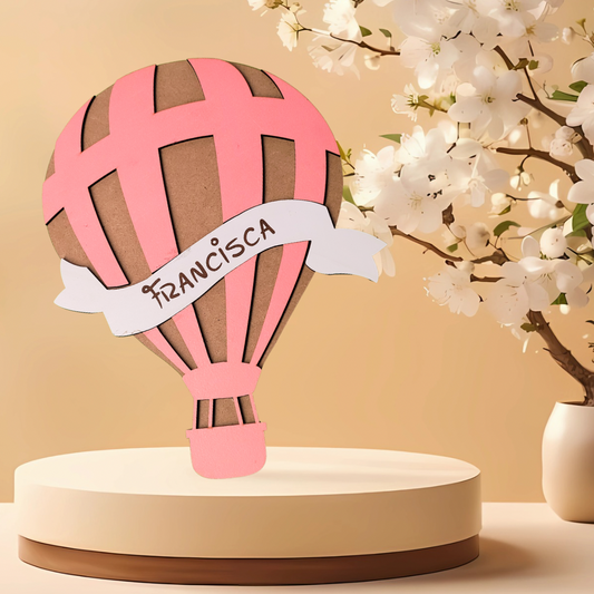 Balão de Ar Quente com Nome